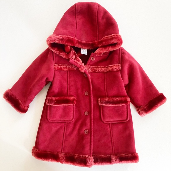 Red Shearling Jacket - Picture 1 of 6